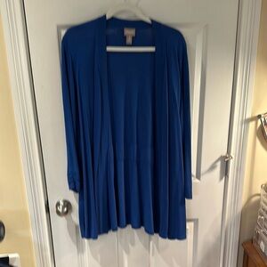 Chico's Royal Blue Knit cardigan